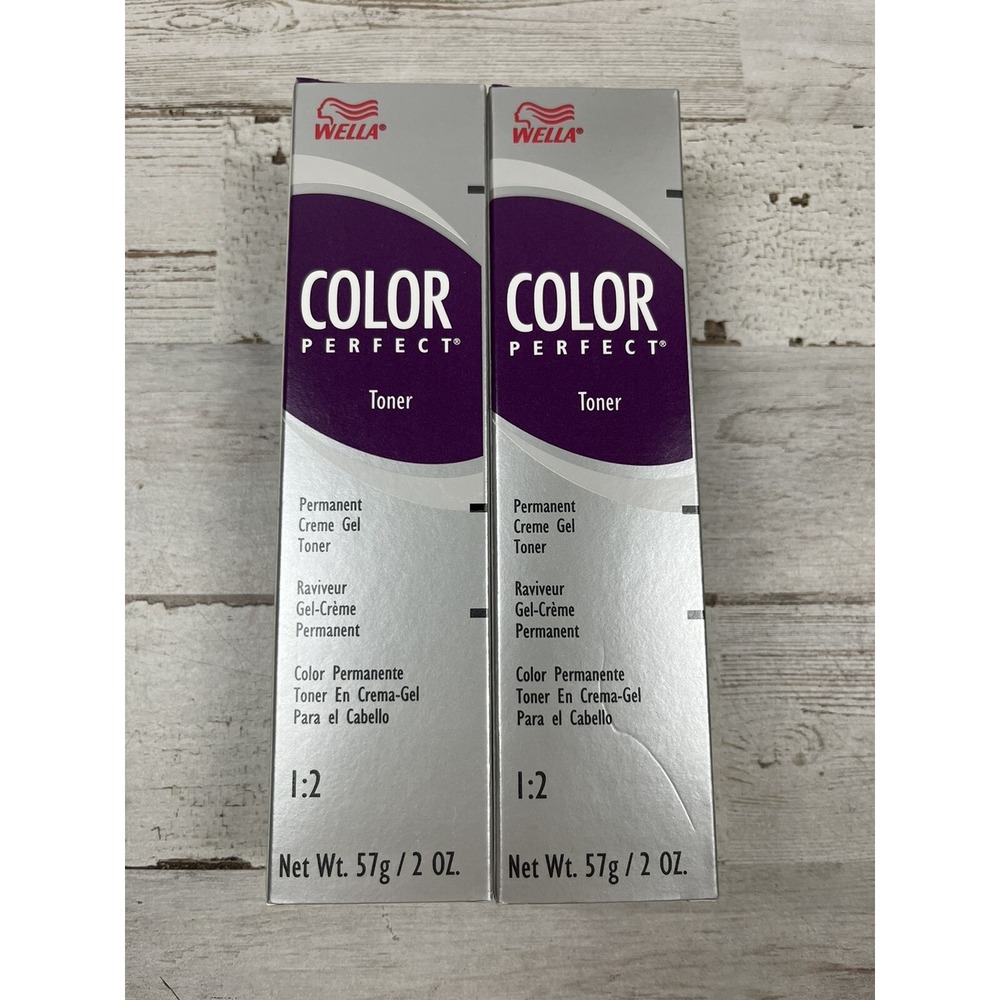 Wella Color Perfect Toner Unisex 2oz Lightest Ash Blonde T11A Lot of 2